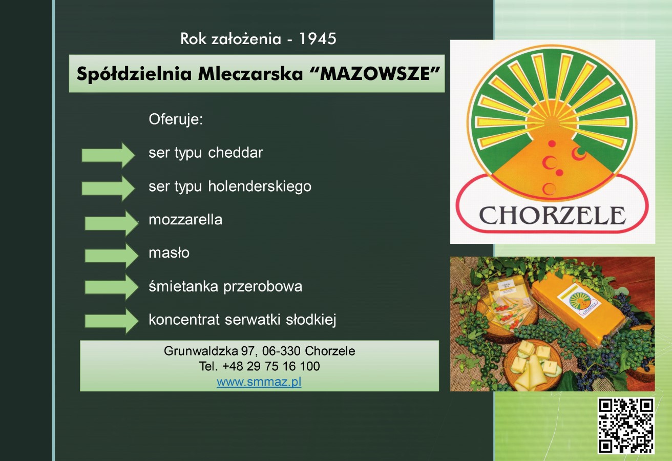 SPÓŁDZIELNIA MLECZARSKA "MAZOWSZE" -